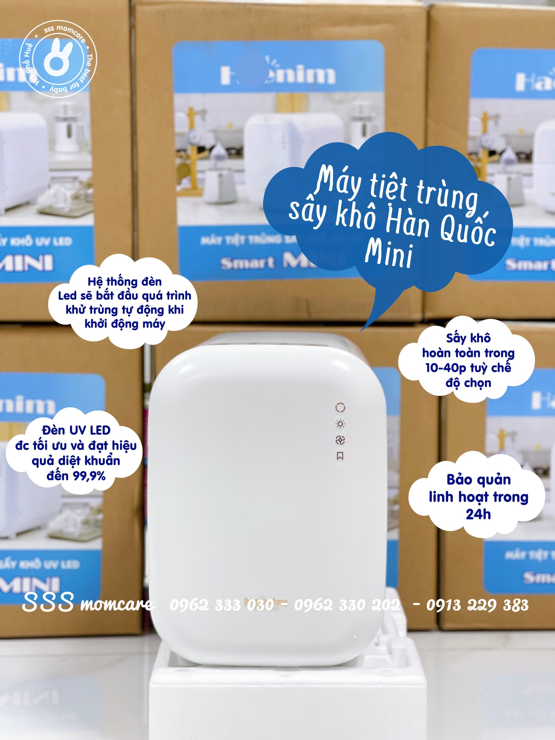 Máy tiệt trùng sấy khô Haenim Mini HN-M1