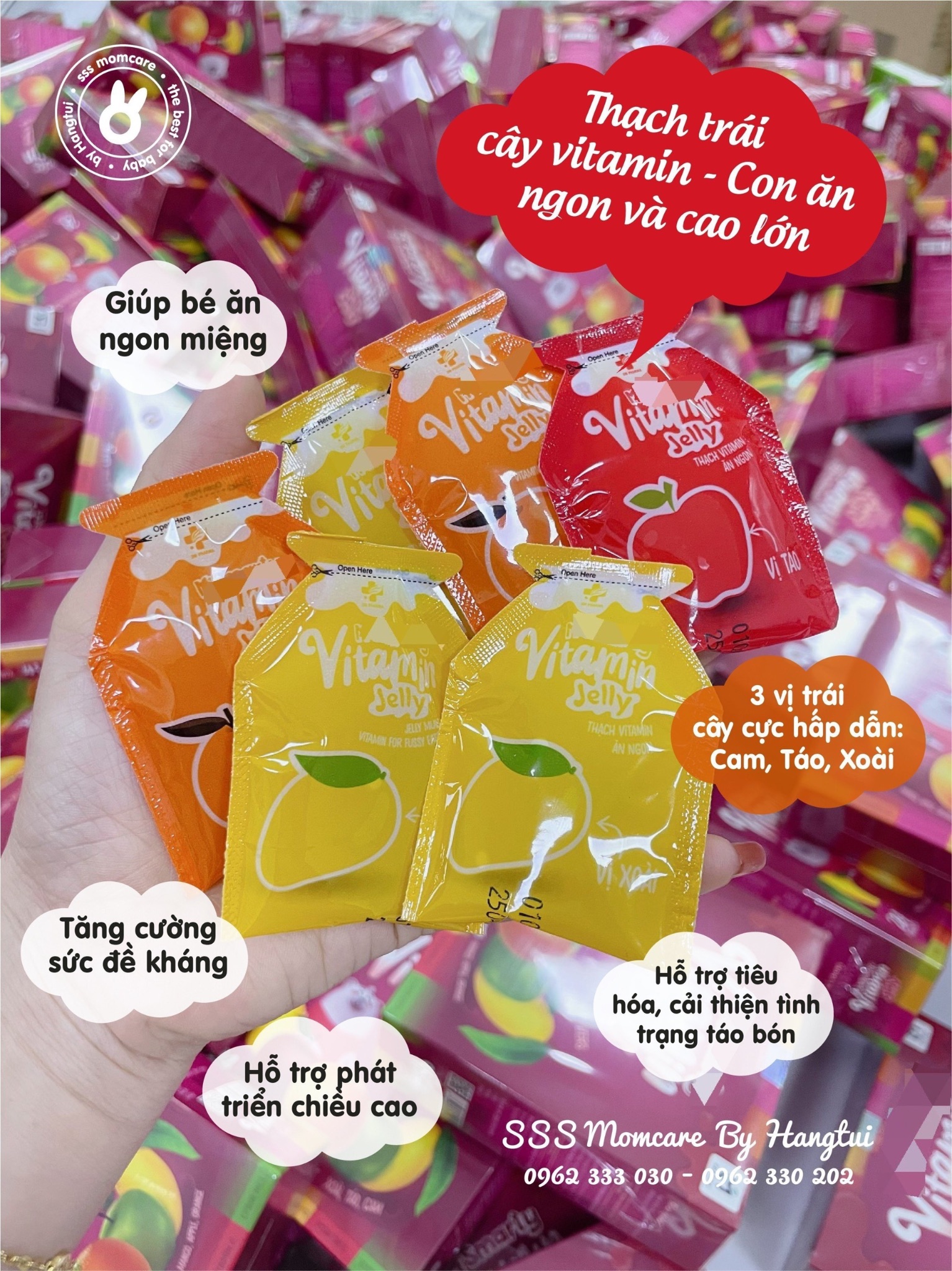 Thạch ăn ngon M'smarty Vitamin Jelly 24g