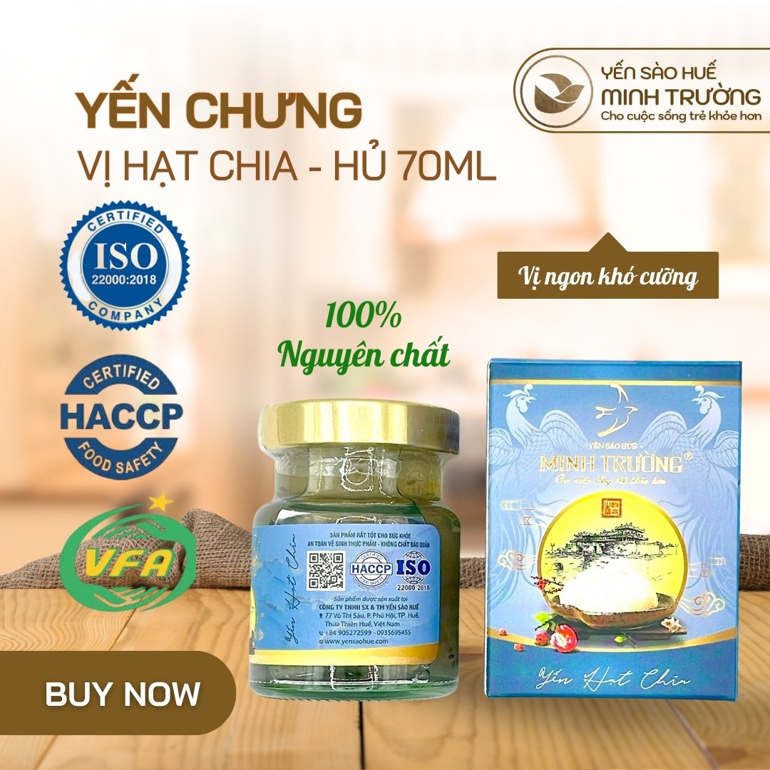 Yến hũ 70ml - Vị Hạt Chia