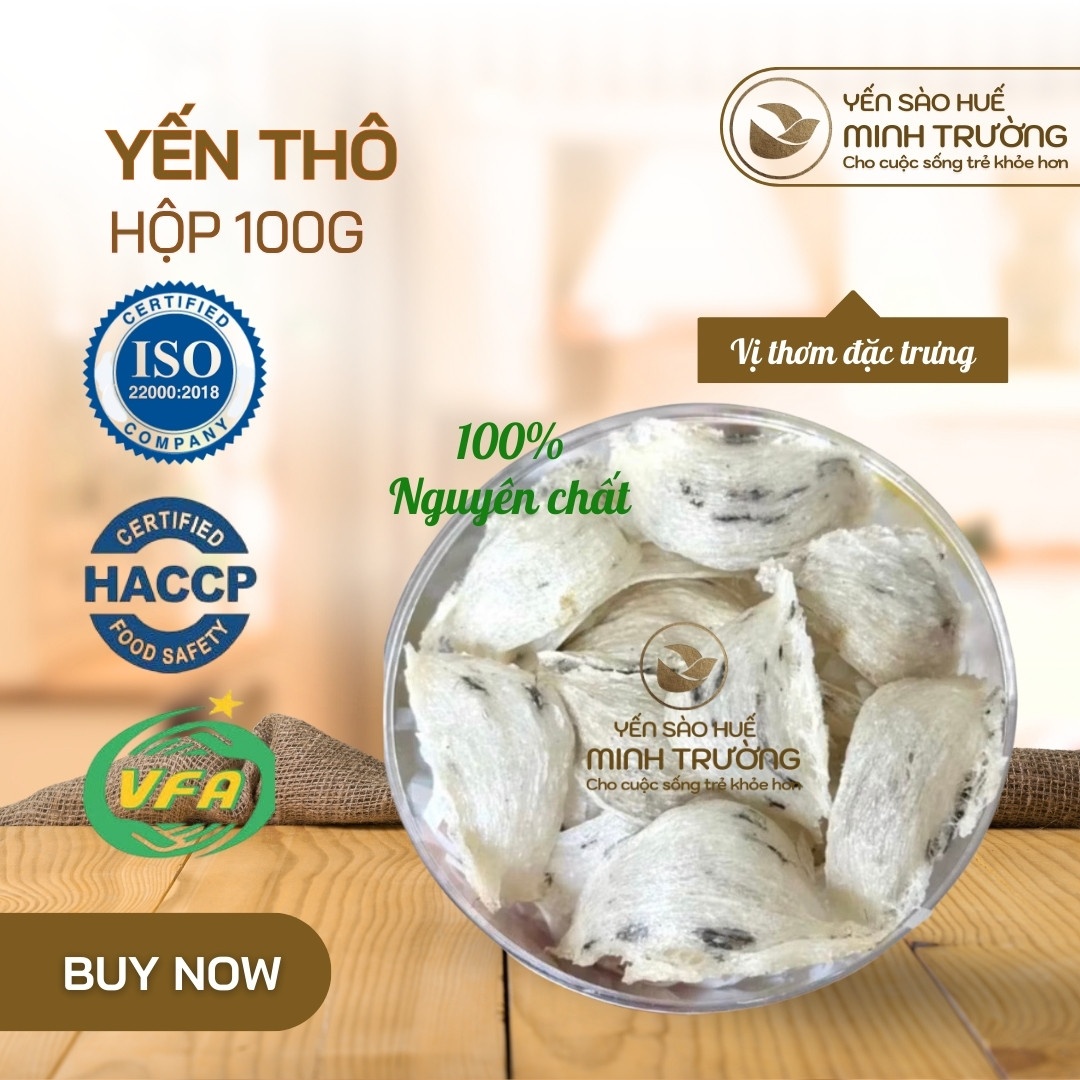 YẾN THÔ YẾN SÀO HUẾ MINH TRƯỜNG - HỘP 100G