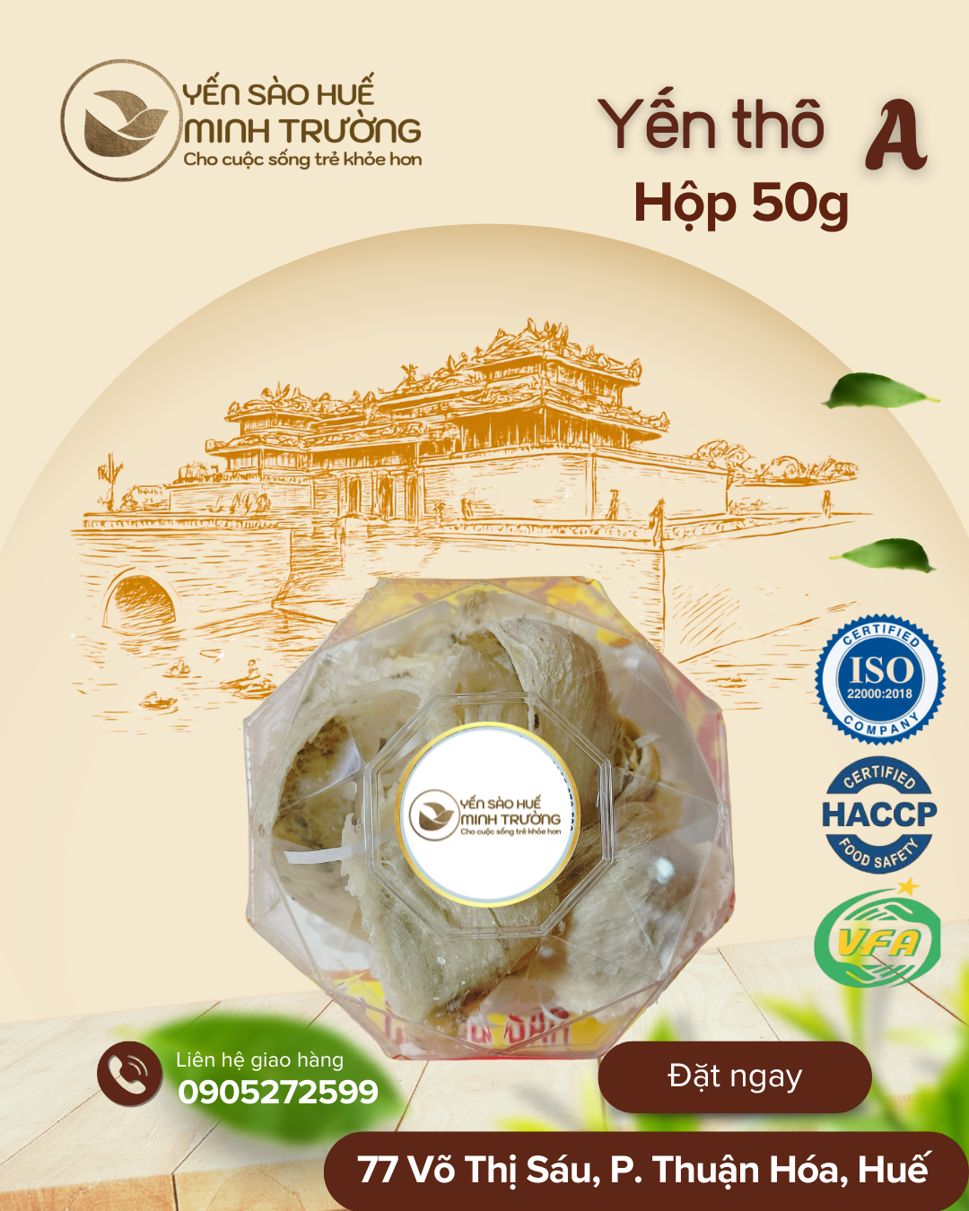 YẾN THÔ - HỘP 50G