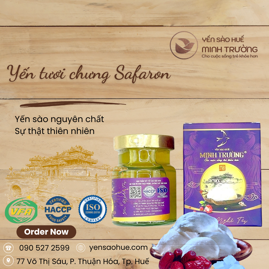 Yến hũ 70ml - Vị Saffaron