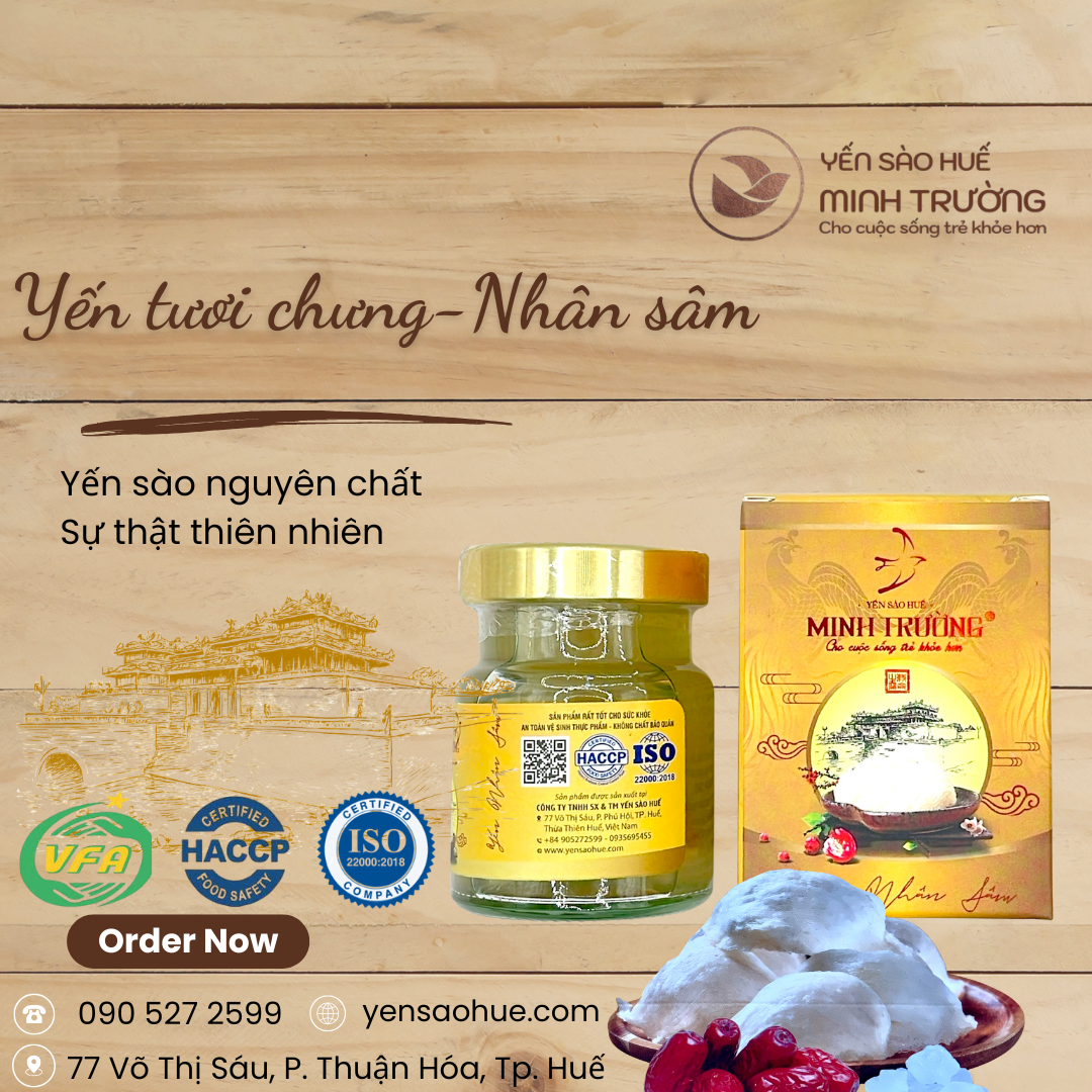 Yến hũ 70ml - vị Nhân sâm