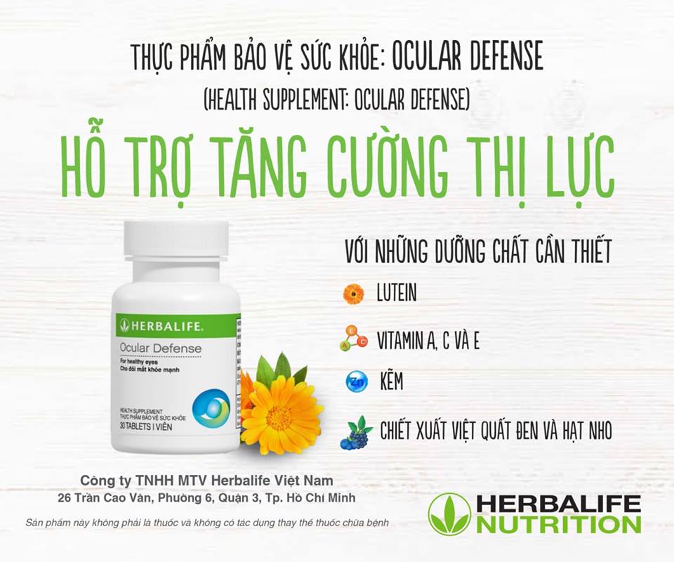 Thông Tin Chi Tiết về Thuốc Bổ Mắt Herbalife