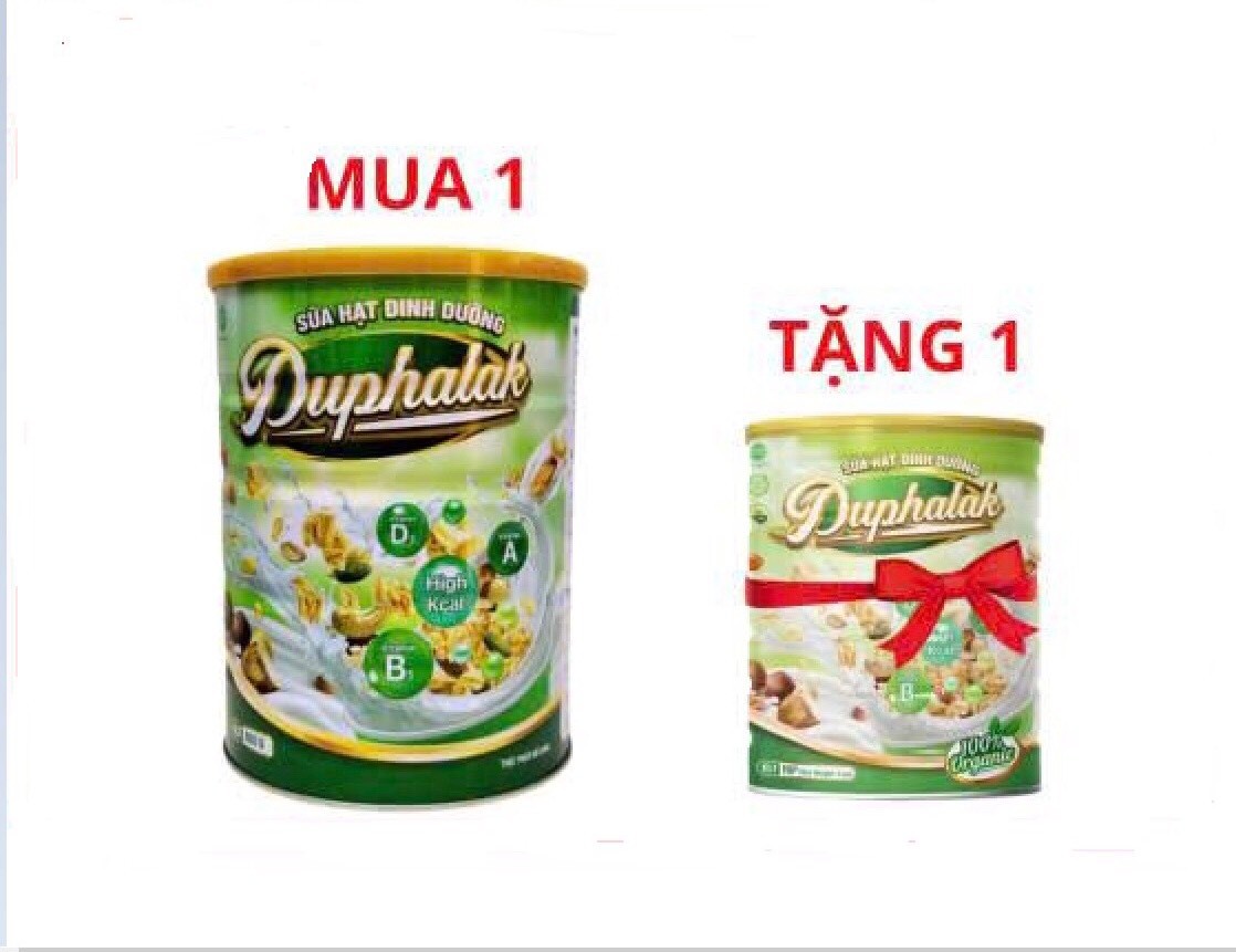 Sữa Hạt Dinh Dưỡng Duphalak - Sữa Hạt Thuần Chay - Hộp 800gr