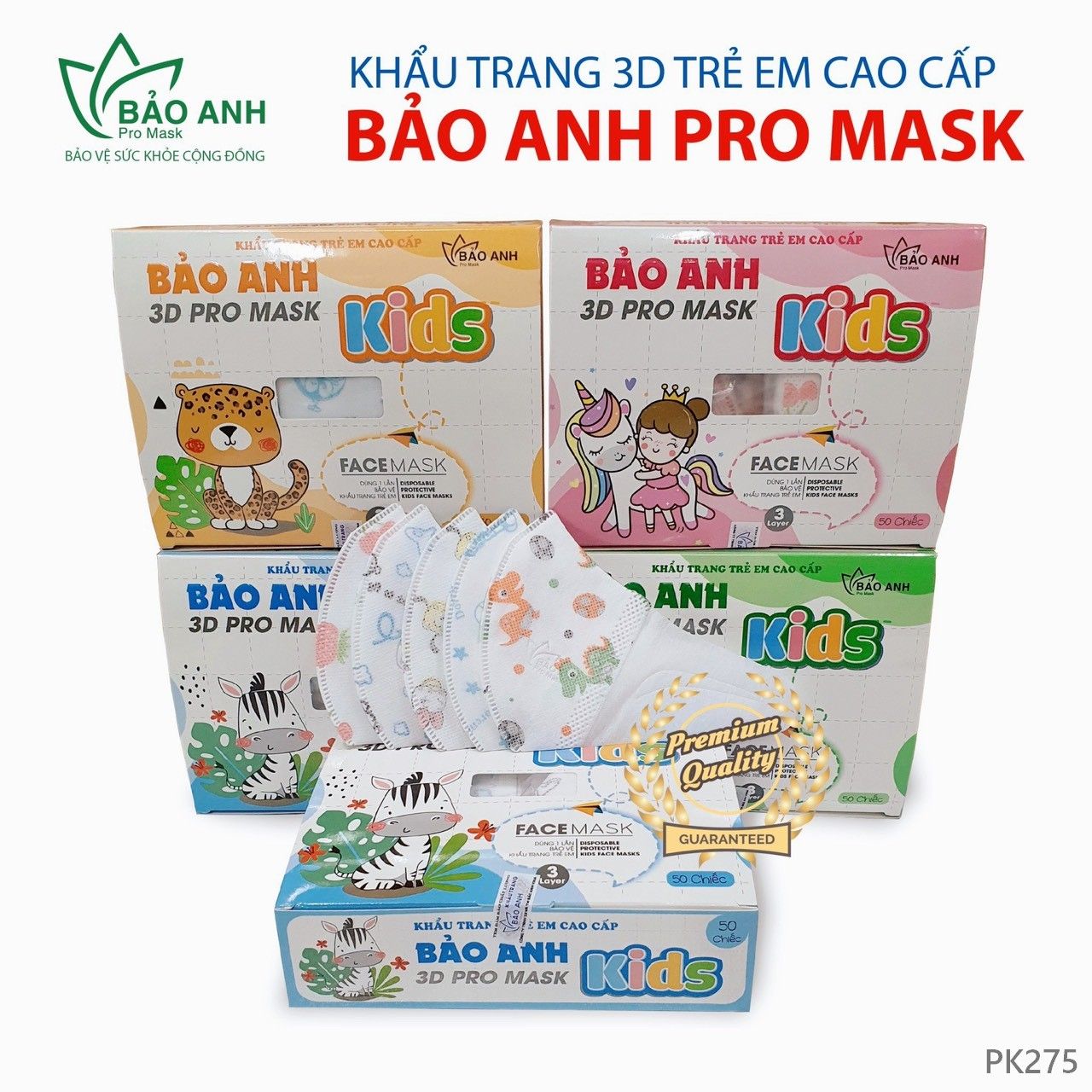 PK275- Hộp 50 K.Trang 3D Pro Mask