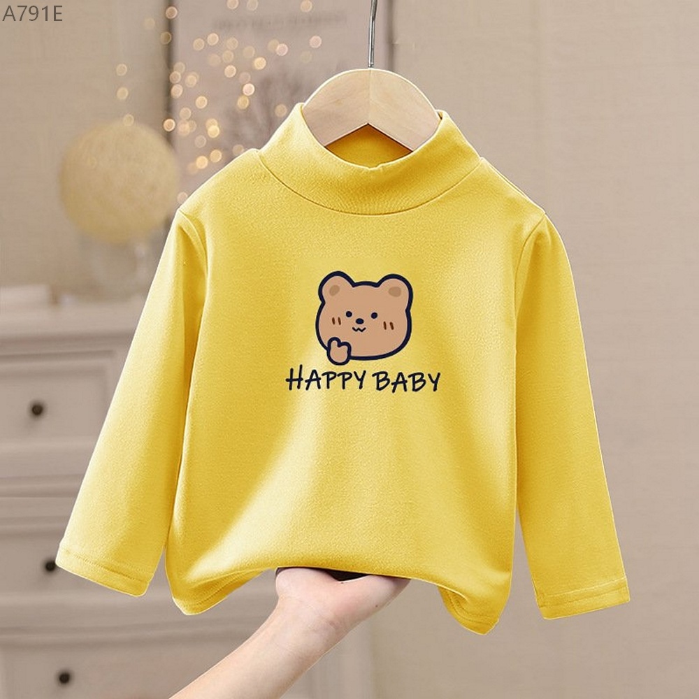 A791- Áo Nỉ Giữ Nhiệt Gấu Happy Baby