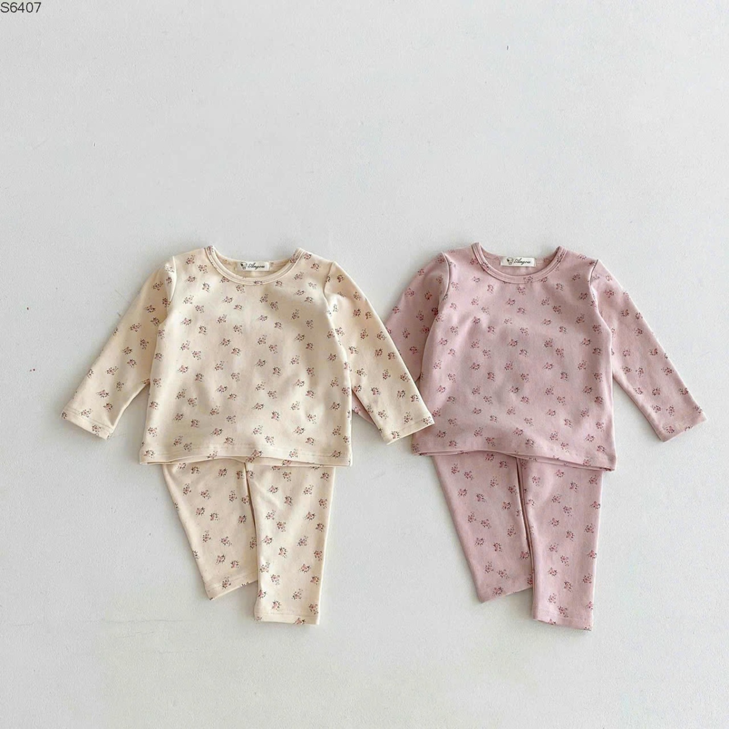 S6407- Set Cotton Hoa Nhí