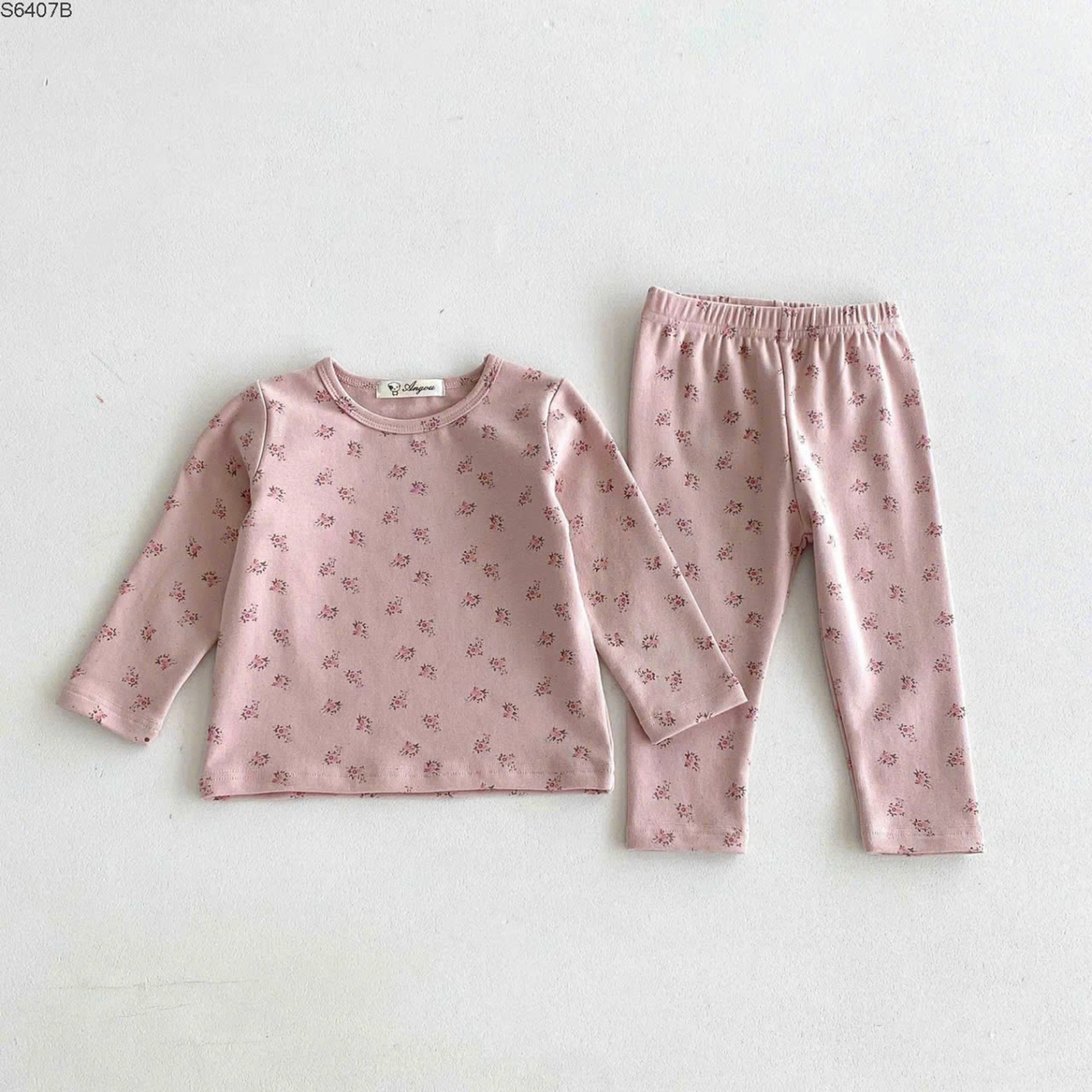 S6407B- Set Cotton Hoa Nhí Hồng-1(80)(8-10kg)