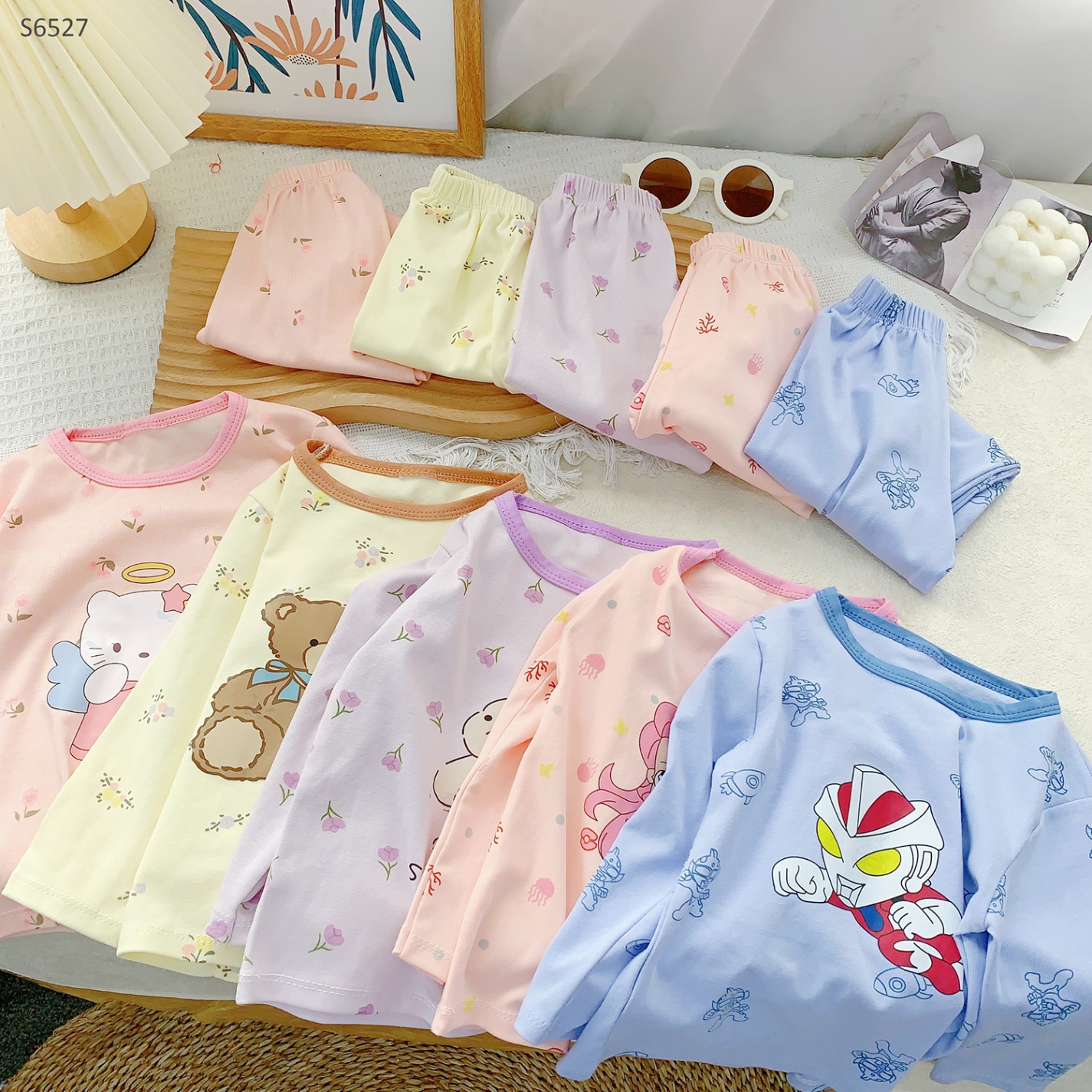 S6527- Set Cotton Họa Tiết (5 Màu)-()