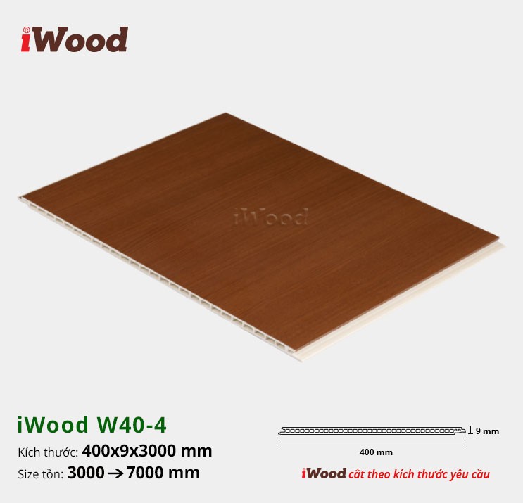 TẤM ỐP NANO IWOOD W400X9-W40-4