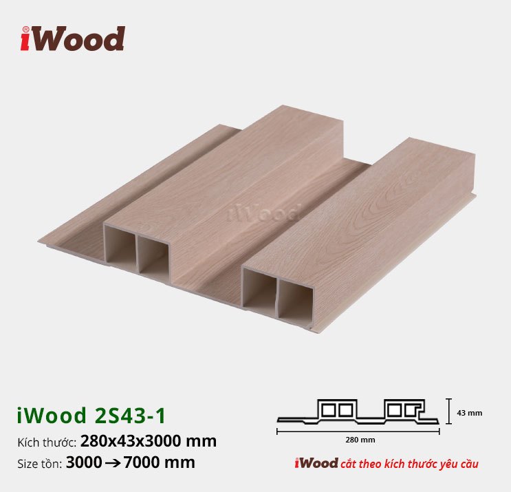 LAM 2 SÓNG CAO 43 iWOOD 2S43-1