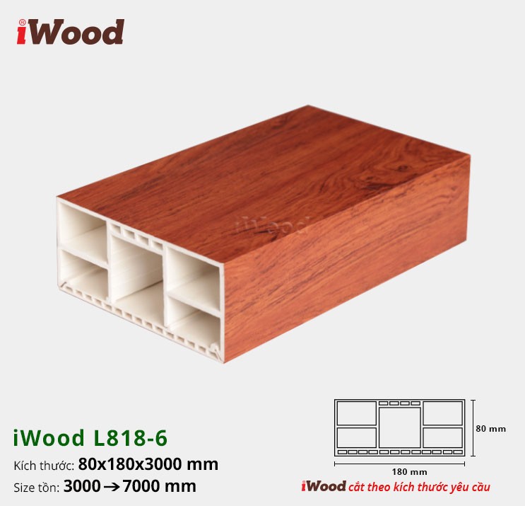 LAM GỖ NHỰA iWOOD L80x180-L818-6