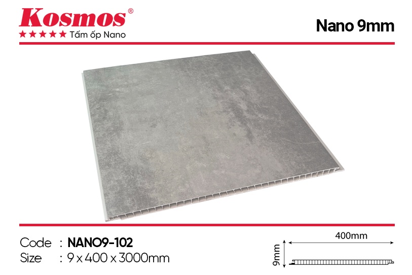 Tấm Ốp Nano Kosmos KNANO9-102 - 3M