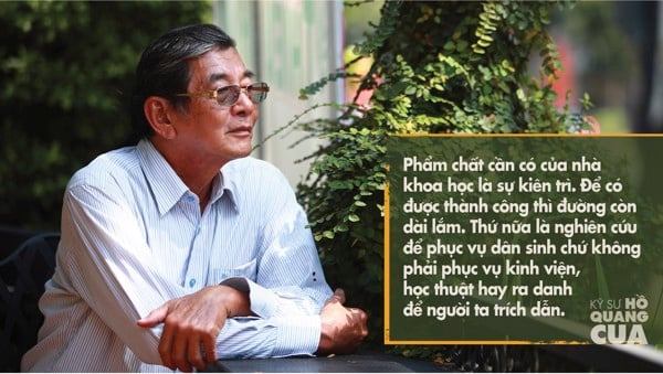 Tiểu sử của kỹ sư, anh hùng lao động Hồ Quang Cua