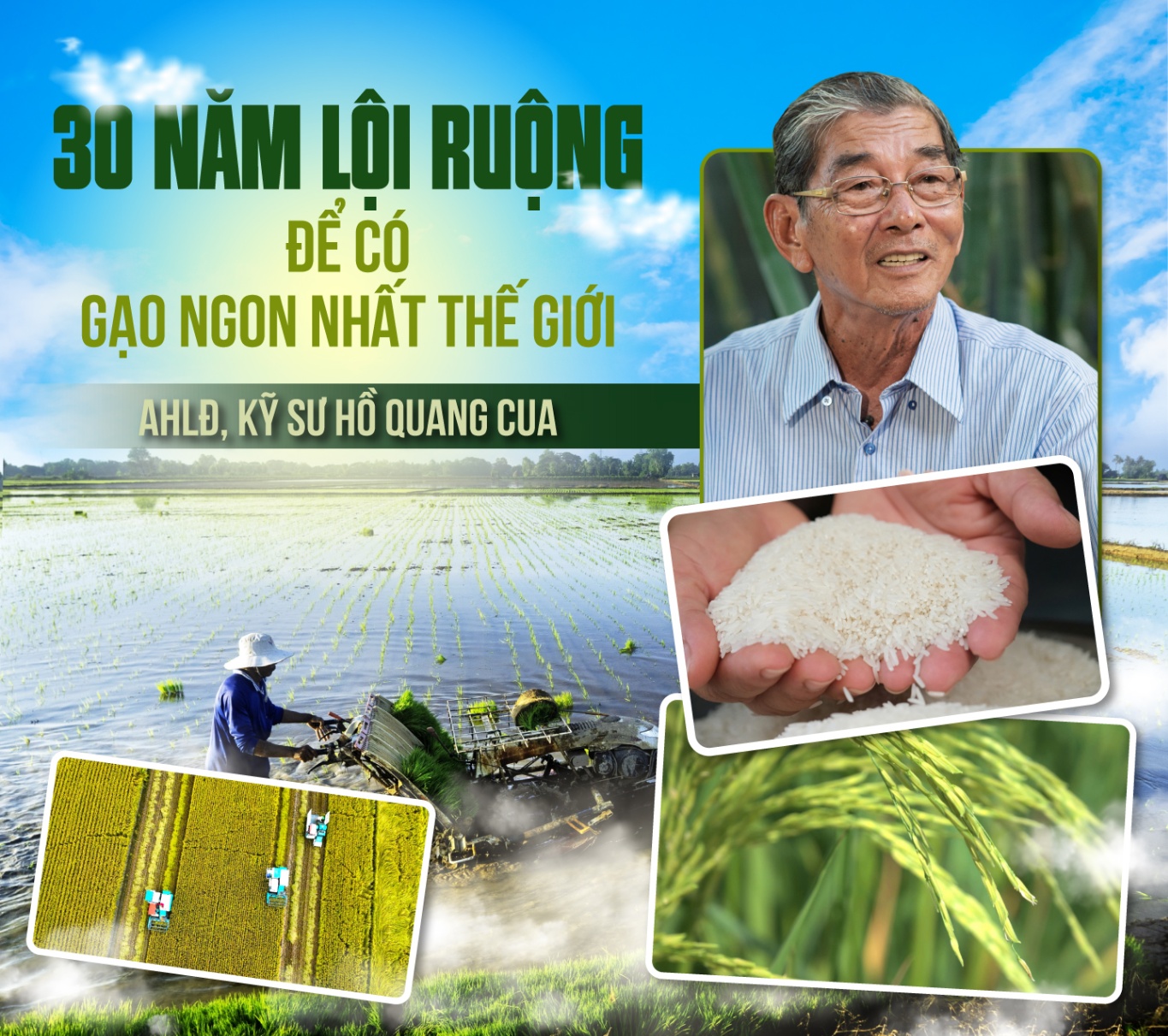 30 năm lội ruộng để có gạo ngon nhất thế giới