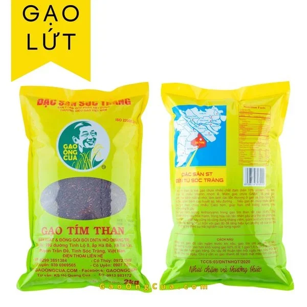 Gạo Ông Cua St Tím Than