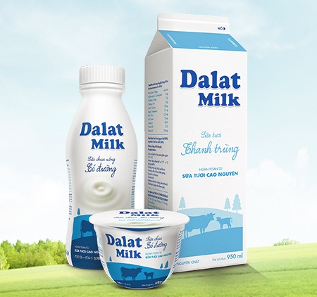 Sữa Thanh Trùng Dalatmilk - Hương Vị Thiên Nhiên Từ Cao Nguyên Đà Lạt