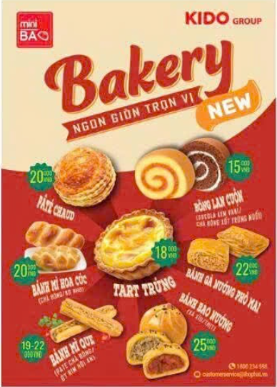 Các dòng bánh Kido - Nâng tầm ẩm thực Việt