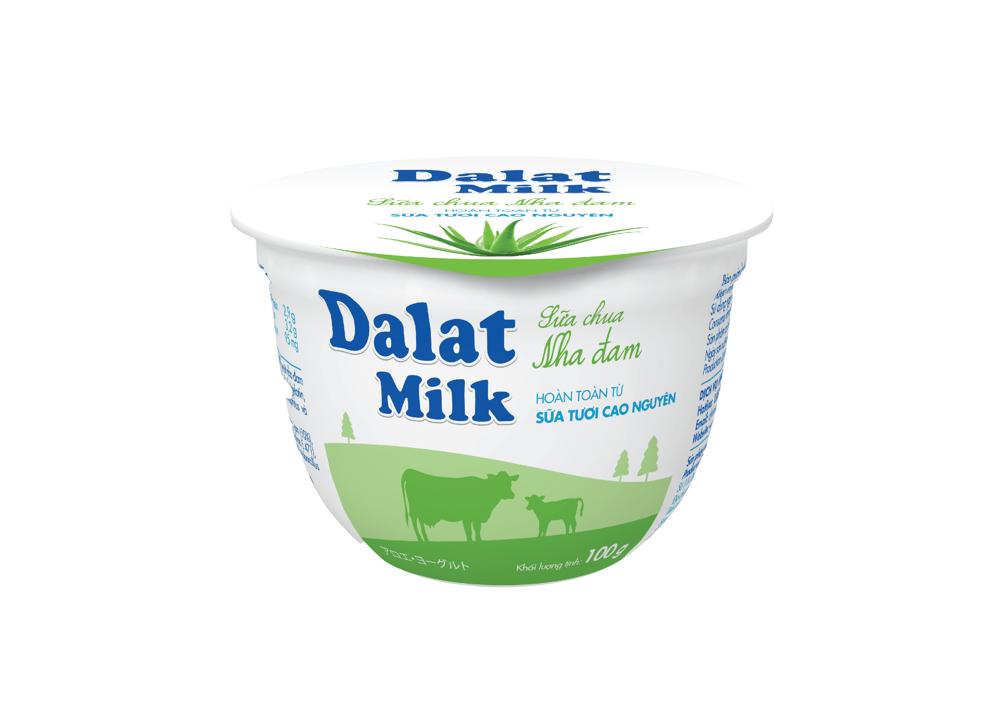 Sữa chua ăn nha đam Dalatmilk 100g