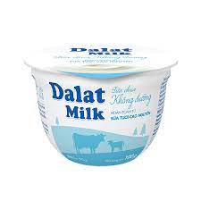 Sữa chua ăn Không Đường Dalatmilk 100g