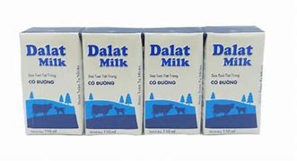 Sữa tươi tiệt trùng có đường Dalatmilk- Hộp 110ml