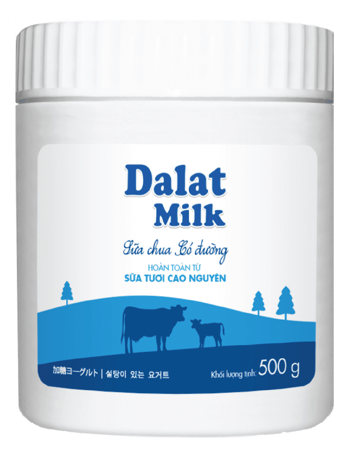 Sữa chua ăn có đường Dalatmilk 500g