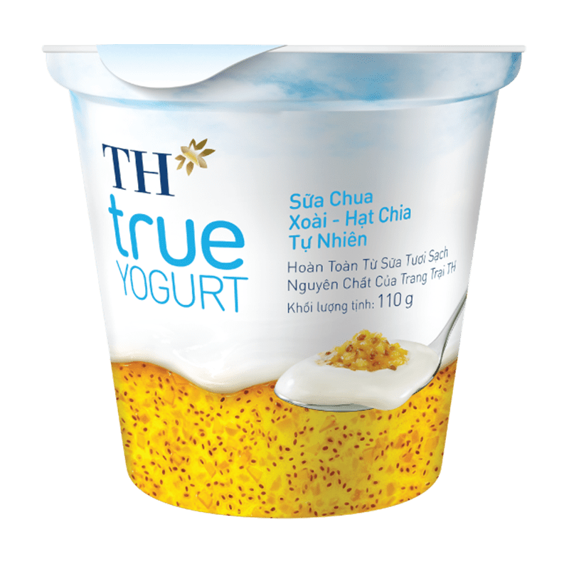 TH True Yogurt SCA Xoài – Hạt Chia Tự Nhiên 110g