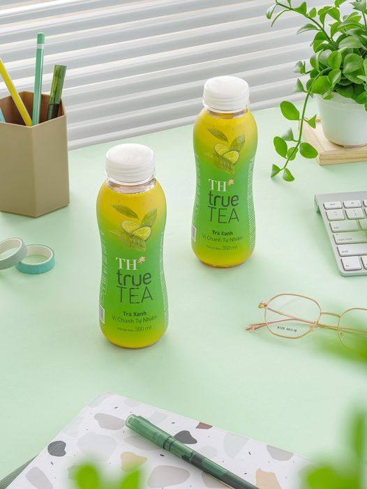 Trà Xanh vị chanh tự nhiên TH TrueTea