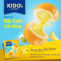 Bánh mỳ tươi Kido's - Đậu xanh sầu riêng