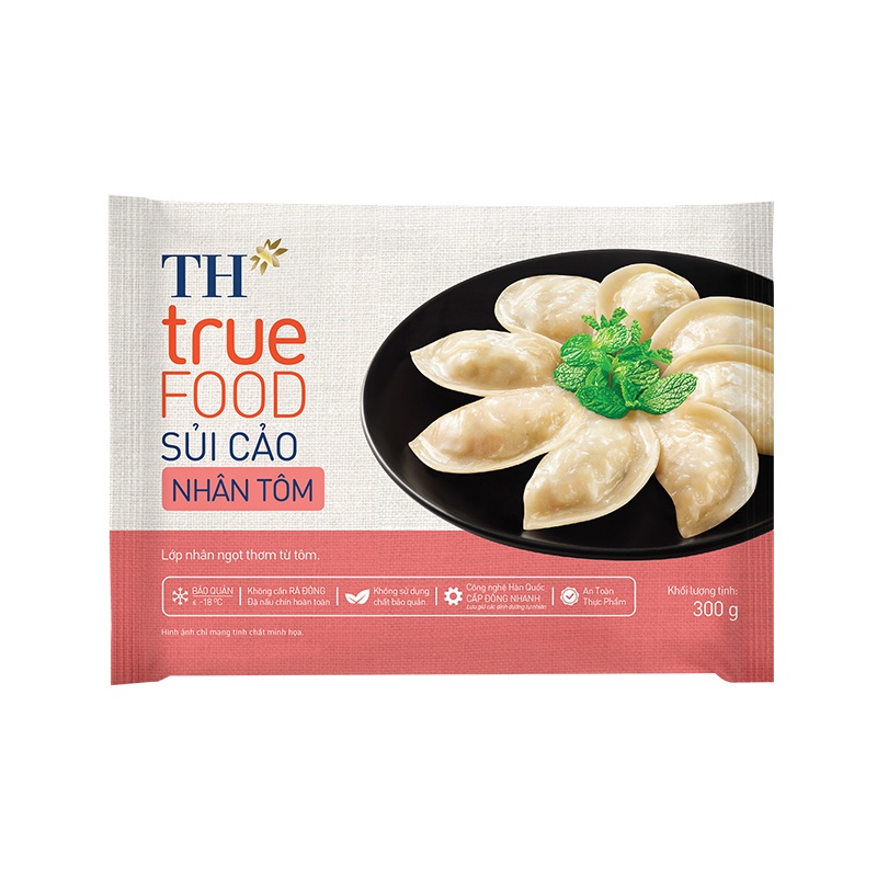 Sủi cảo nhân tôm TH true FOOD 300 g