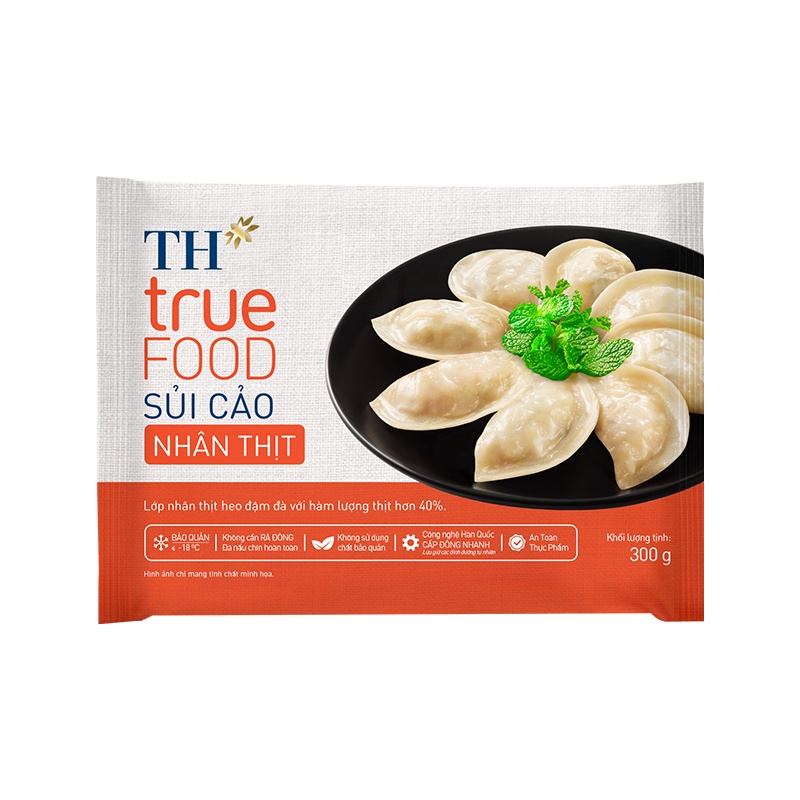 Sủi cảo nhân thịt TH true FOOD 300 g