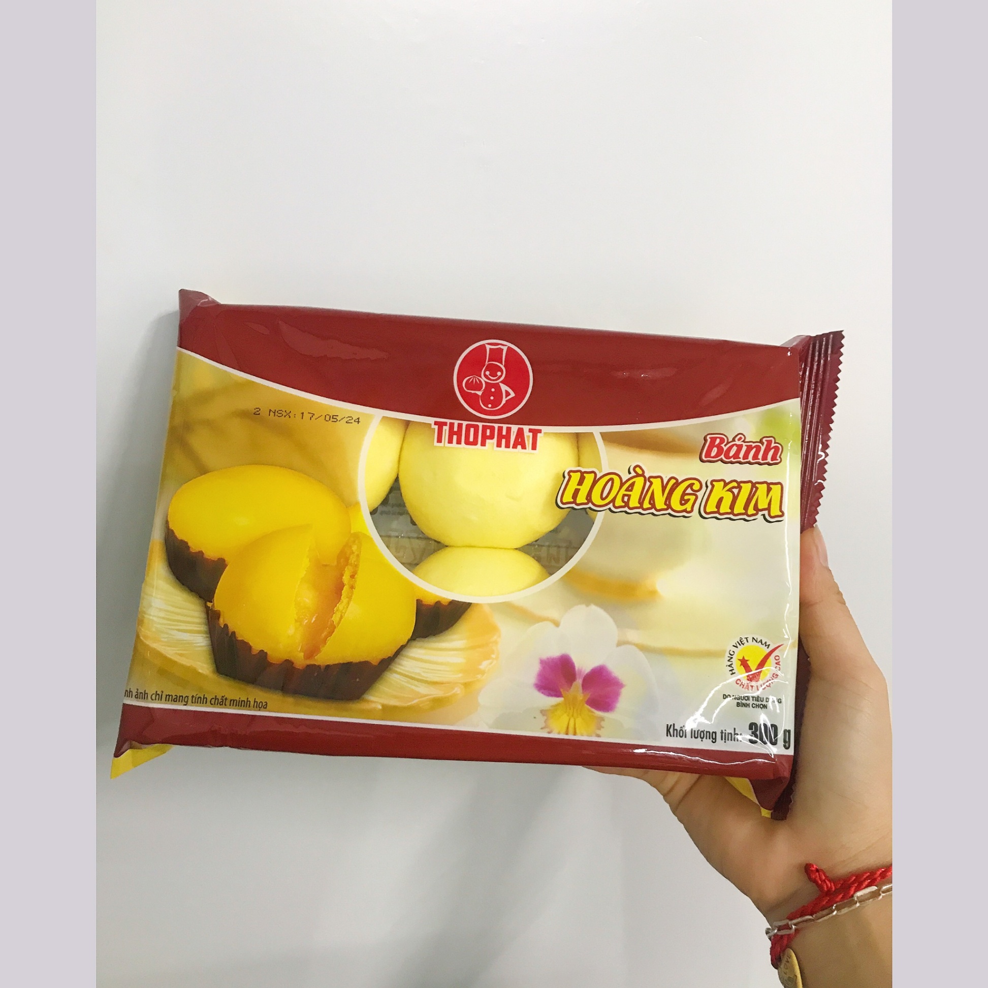 Bánh bao Thọ Phát Hoàng Kim 300g (50gx6)