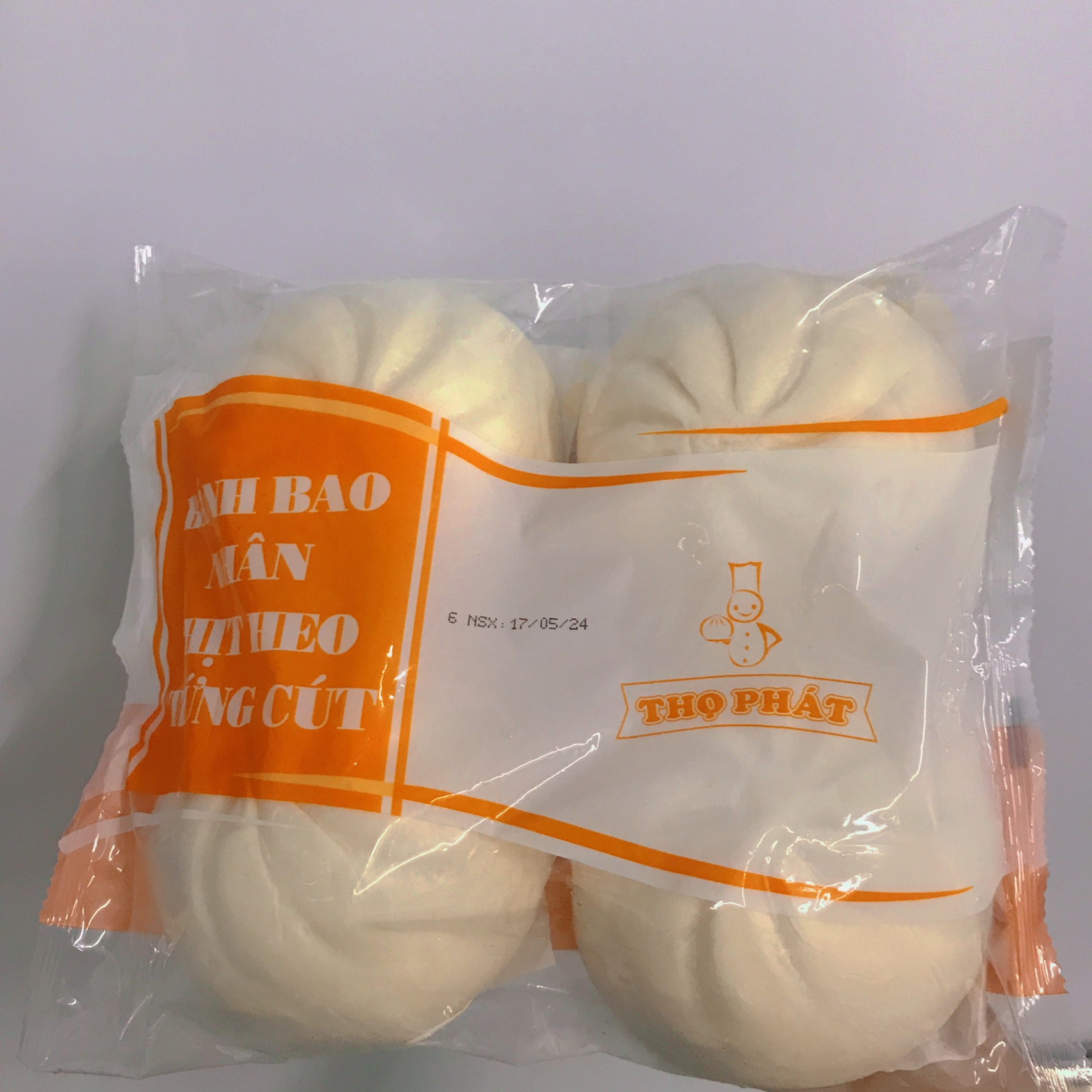 Bánh bao Thọ Phát Thịt heo 2 cút 600g (150gx4)