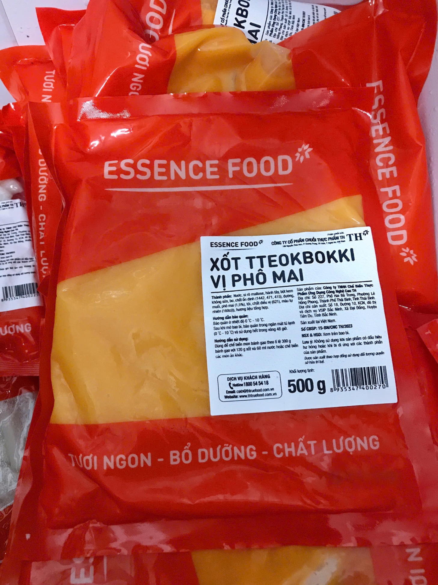 Xốt tokbokki vị phô mai Essence Food 500g