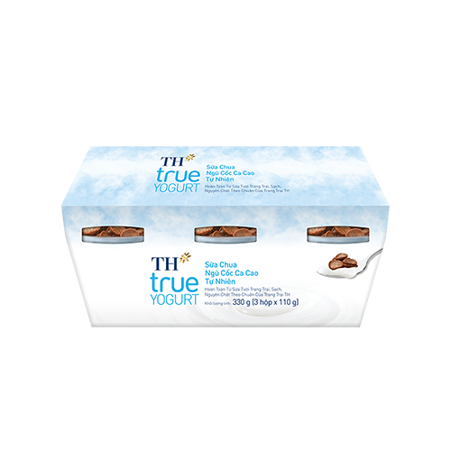 TH True Yogurt SCA Ngũ Cốc Ca Cao Tự Nhiên 110gr