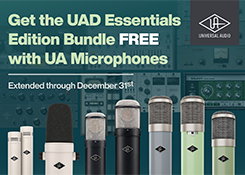 Tặng gói plugins trị giá 299$ khi mua UA microphone