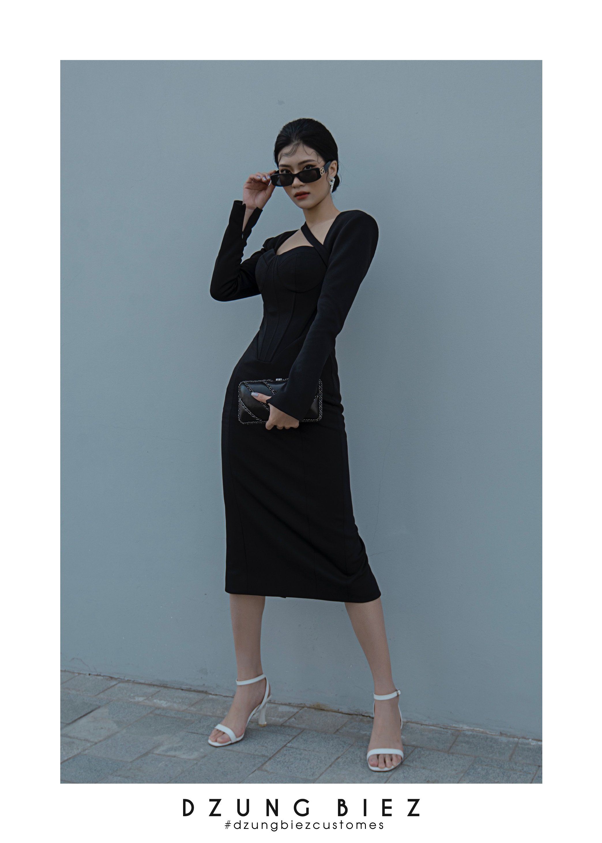 đầm body nữ- váy body len tăm dài tay cổ tròn dáng dài form ôm vải co giãn  V912 SUATNO | Shopee Việt Nam