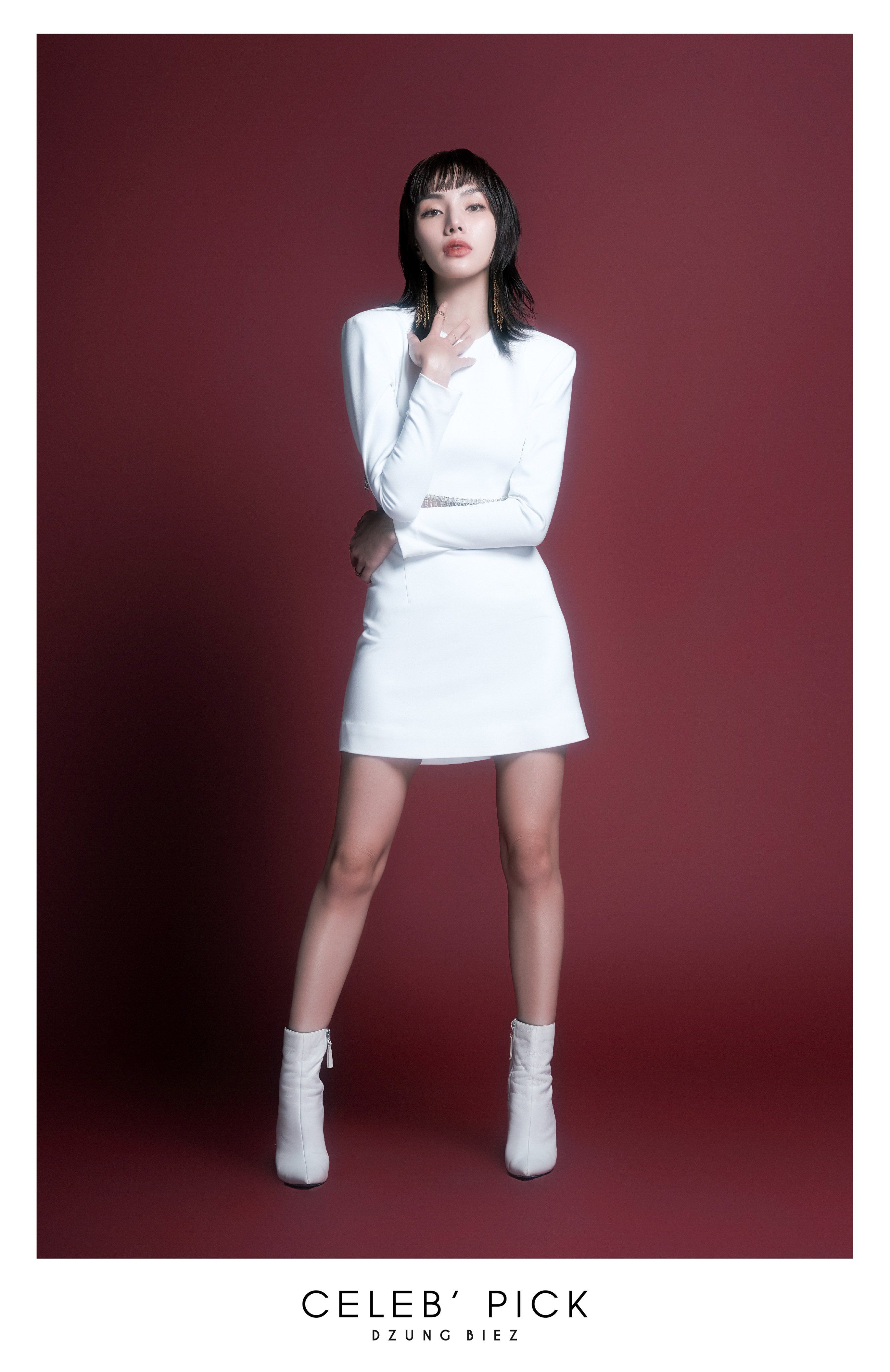 Set peplum chân váy trắng kèm áo đỏ - Bộ trang phục | ThờiTrangNữ.vn