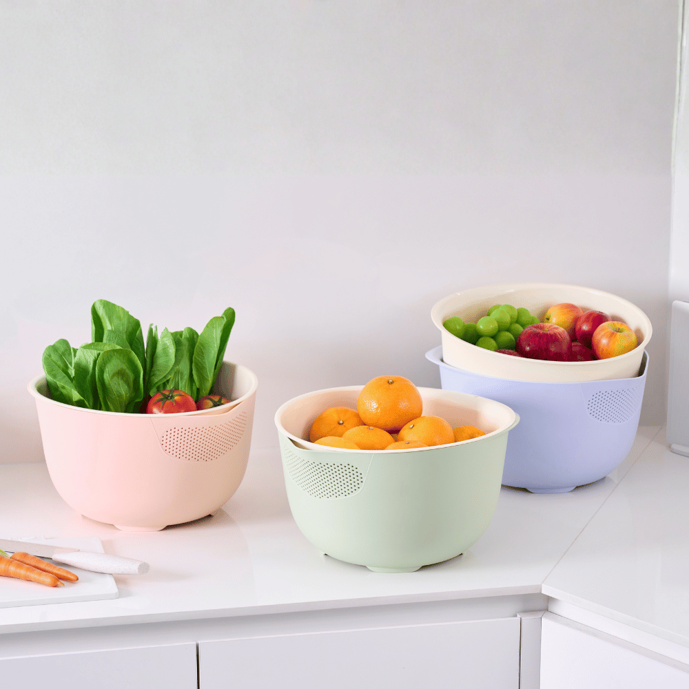 Bộ thau rổ sâu lòng Yoko 32 cm (3,6 L)