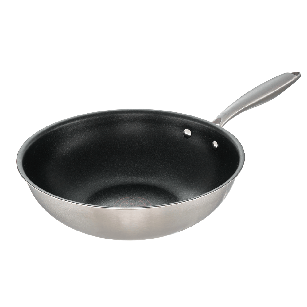 Chảo Inox chống dính nguyên khối Omi Essential 28cm (Chảo xào)