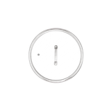 Nắp kính cường lực Omi 28cm
