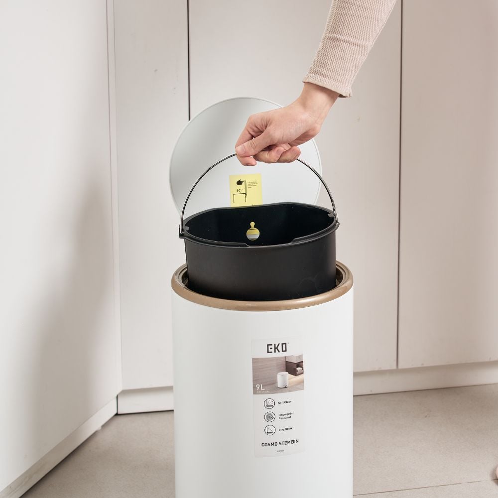 Thùng rác inox Hiro Cosmo 12L