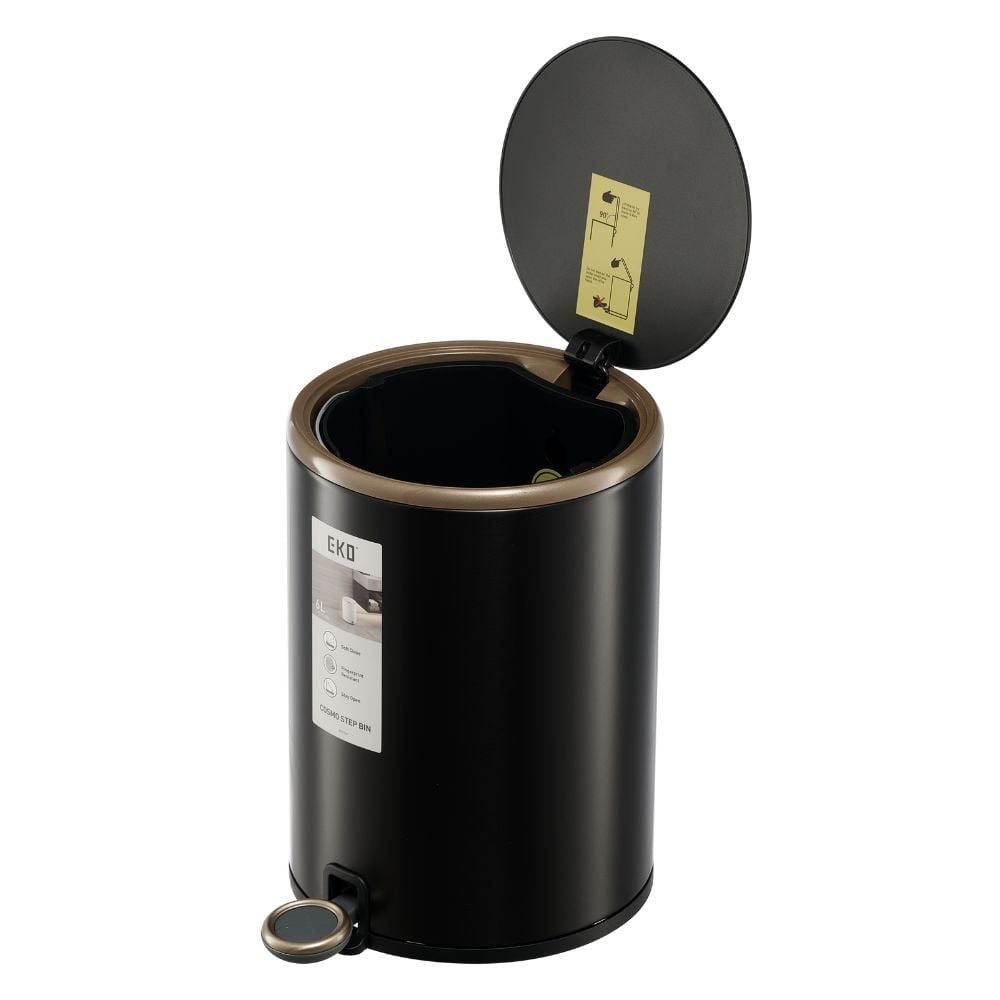 Thùng rác inox Hiro Cosmo 6L