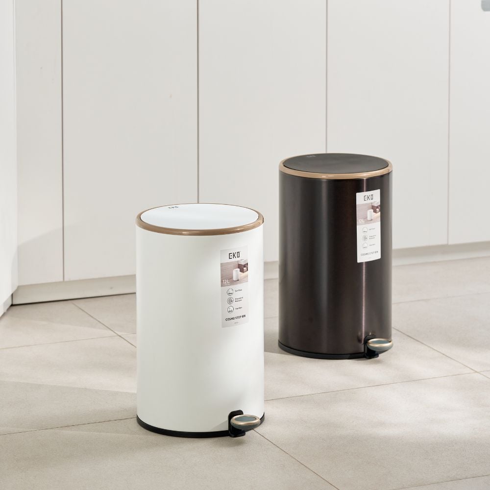 Thùng rác inox Hiro Cosmo 6L