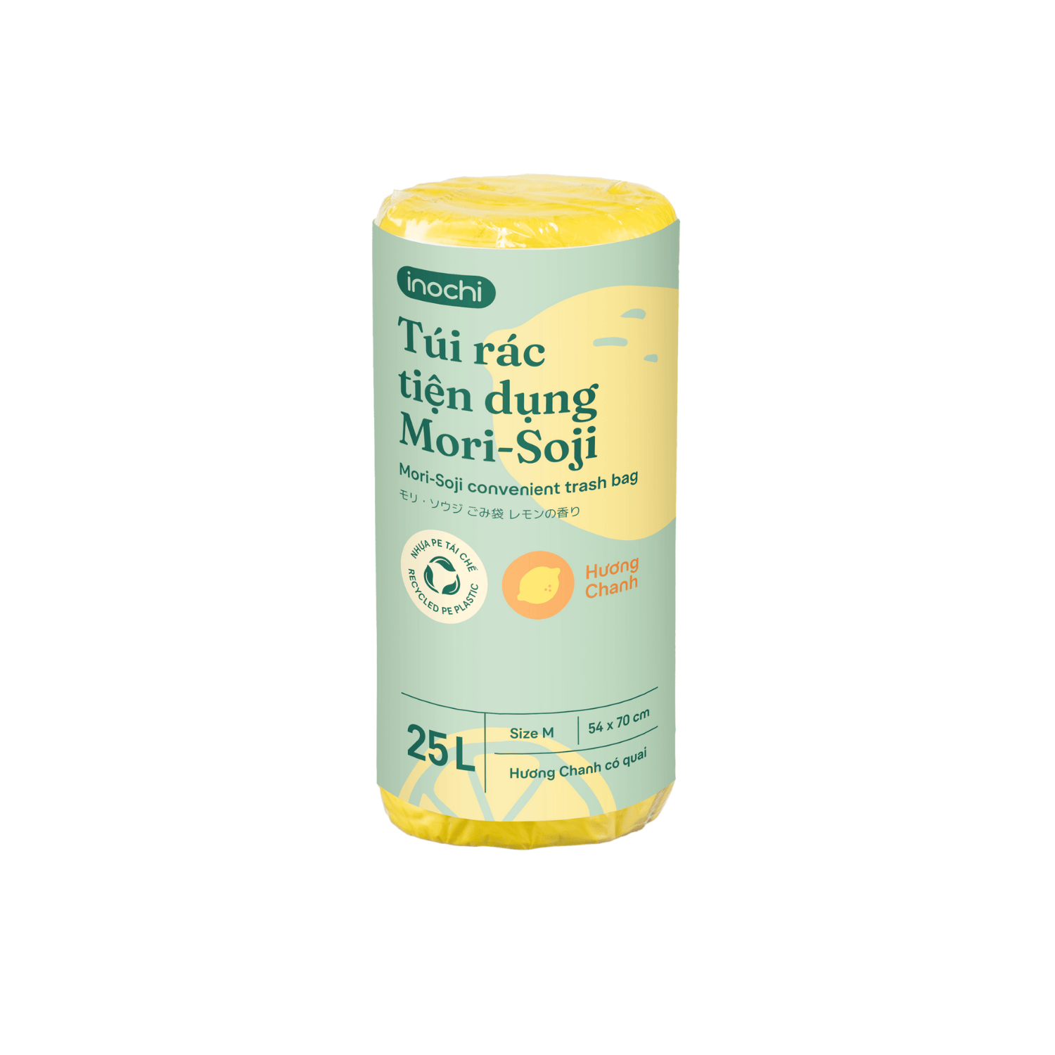 Túi rác tiện dụng Mori-Soji - Hương Chanh (Size M - 25L)
