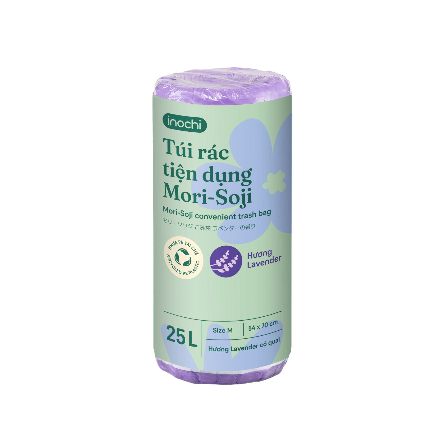 Túi rác tiện dụng Mori-Soji - Hương Lavender (Size M - 25L)