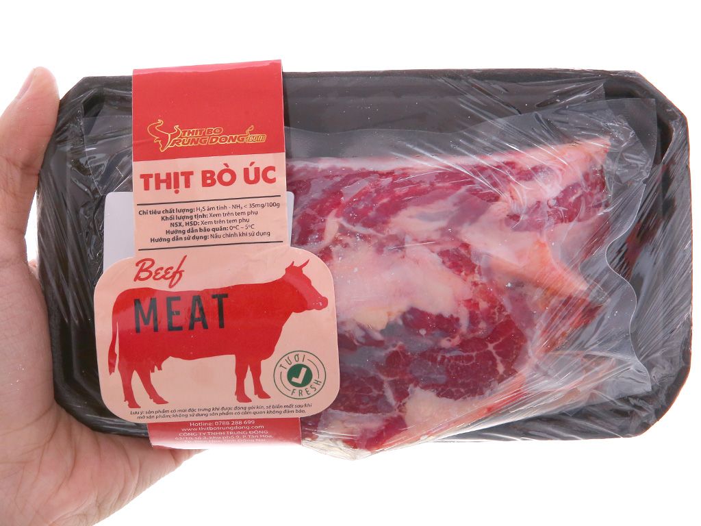 Nạm bò Úc tươi Trung Đồng hút chân không