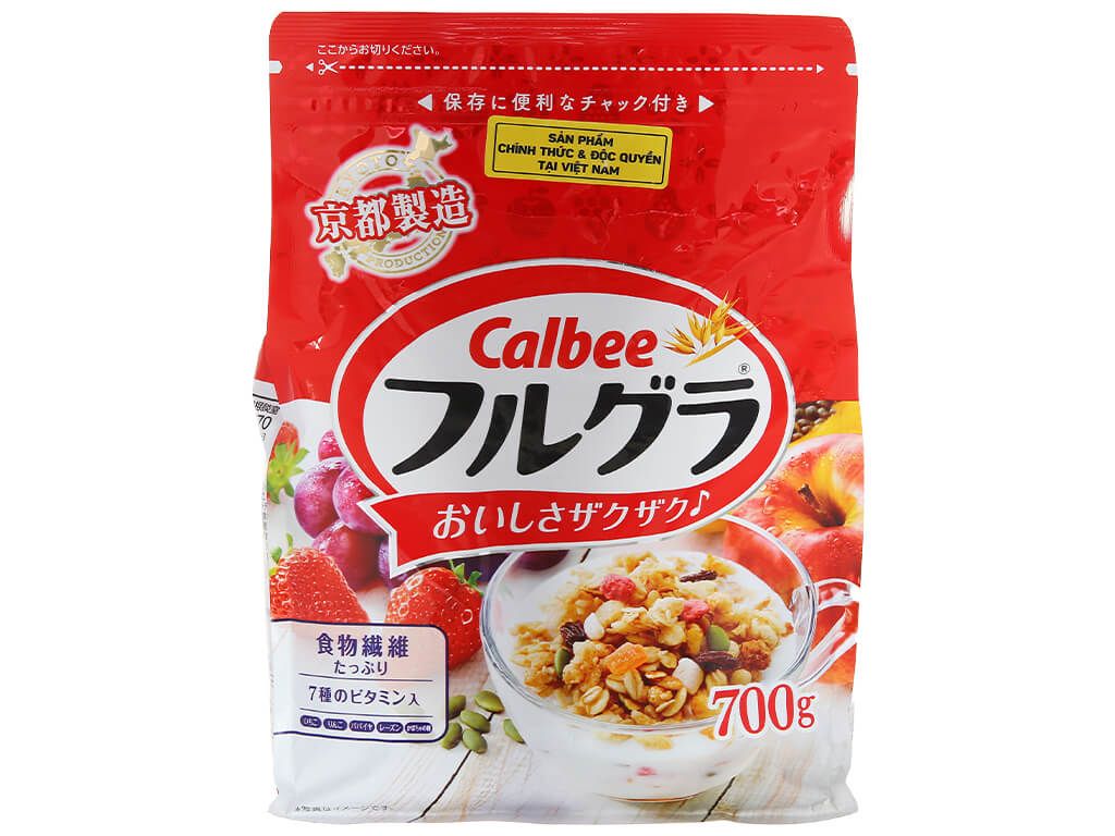 Ngũ cốc trái cây Calbee gói 700g - Caramel