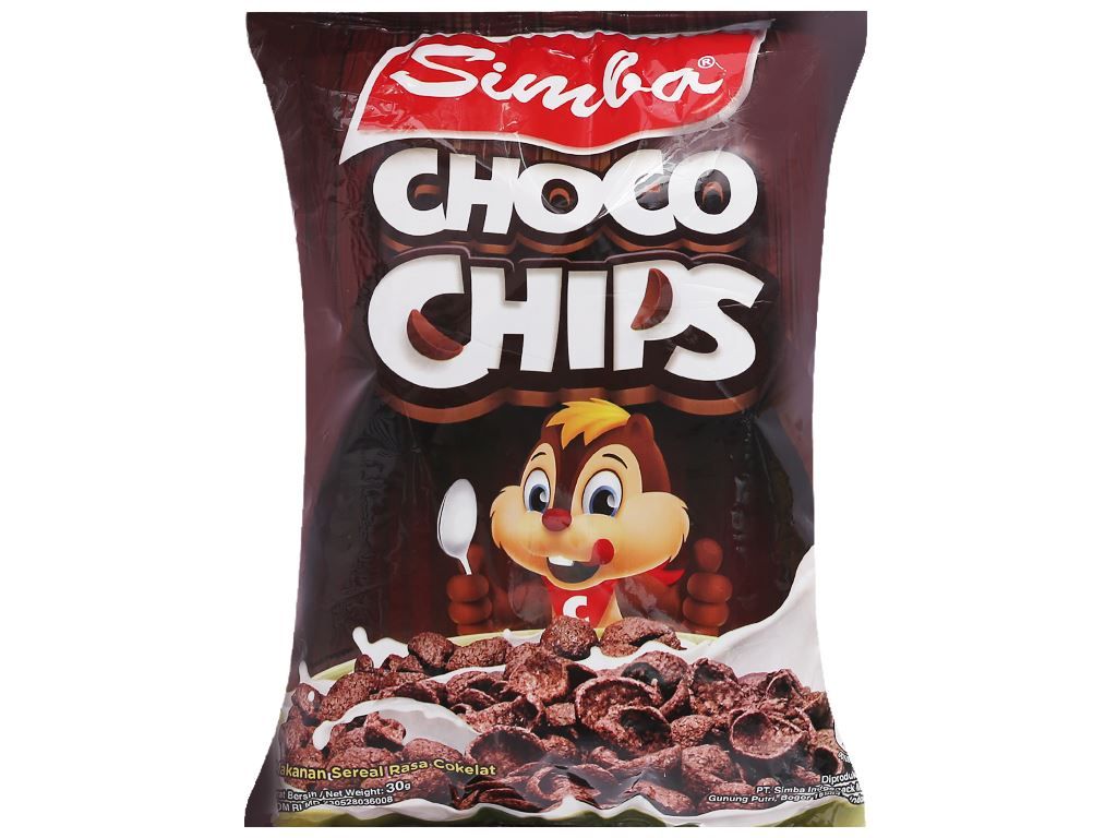 Bánh ngũ cốc Simba Choco Chips - 25 gram